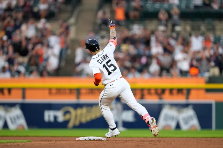 Max Clark, pitching staff help Tigers end six-game losing streak with 4-1 win over Rays
